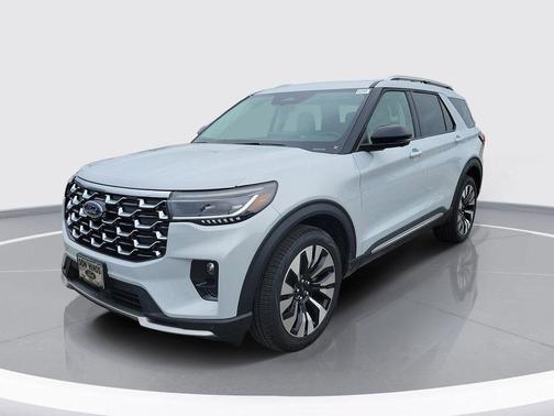 White 2026 Ford Explorer Platinum
