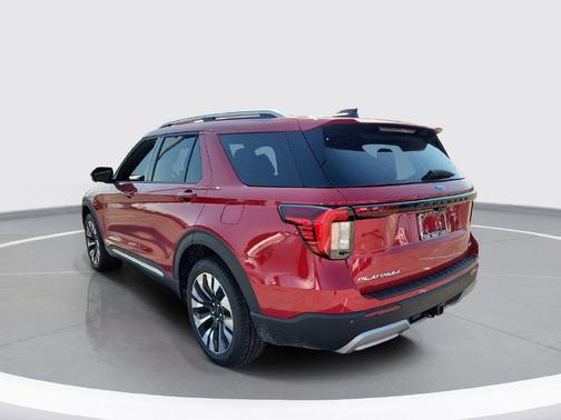 Rapid Red Metallic Tinted Clearcoat 2026 Ford Explorer Platinum