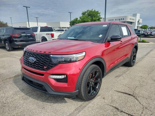 Red Metallic 2021 Ford Explorer ST