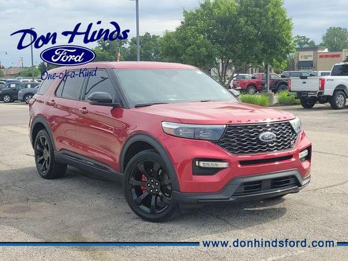 Red Metallic 2021 Ford Explorer ST