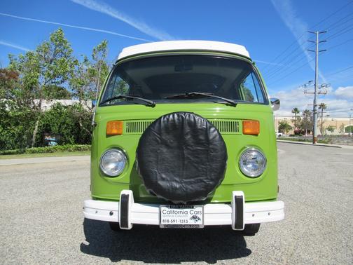 Sage Green 1977 Volkswagen Microbus