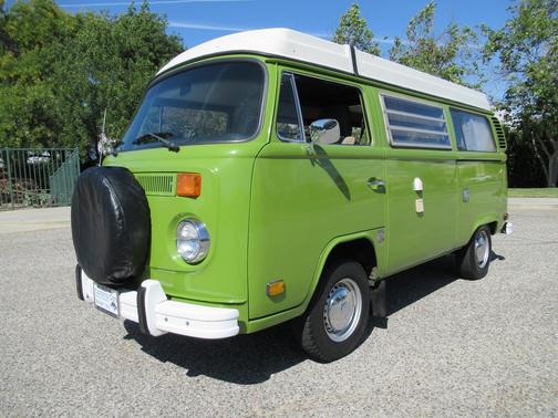 Sage Green 1977 Volkswagen Microbus