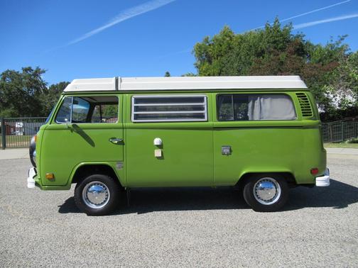 Sage Green 1977 Volkswagen Microbus