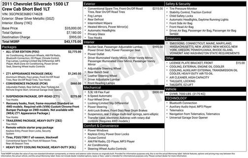 2011 Chevrolet Silverado 1500 LT