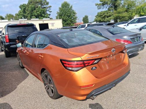 Orange 2021 Nissan Sentra SR