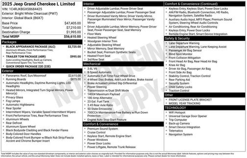 2025 Jeep Grand Cherokee L Limited