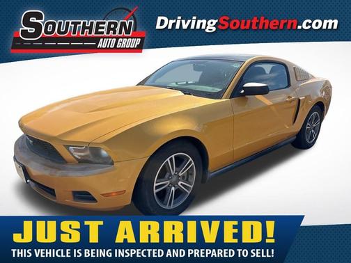 Yellow 2012 Ford Mustang V6 Premium