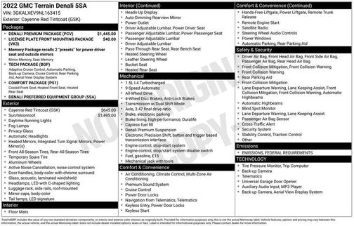 2022 GMC Terrain Denali