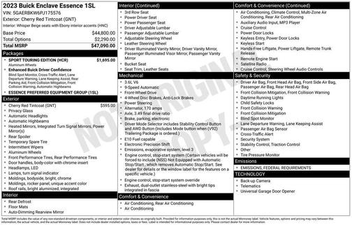 2023 Buick Enclave Essence