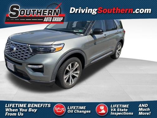 Silver Spruce Metallic 2020 Ford Explorer Platinum