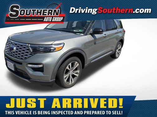 Silver Spruce 2020 Ford Explorer Platinum