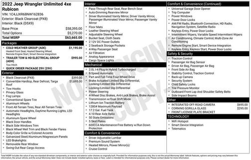 2022 Jeep Wrangler Unlimited 4xe Rubicon