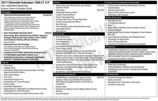 2017 Chevrolet Suburban LT