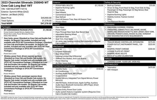 2023 Chevrolet Silverado 2500 WT