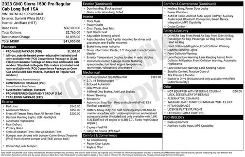 2023 GMC Sierra 1500 Pro