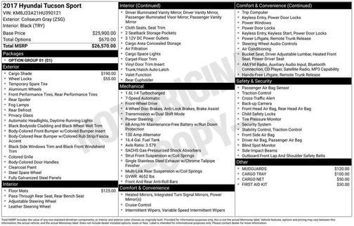 2017 Hyundai TUCSON Sport