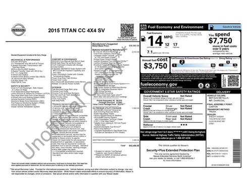 2015 Nissan Titan SV