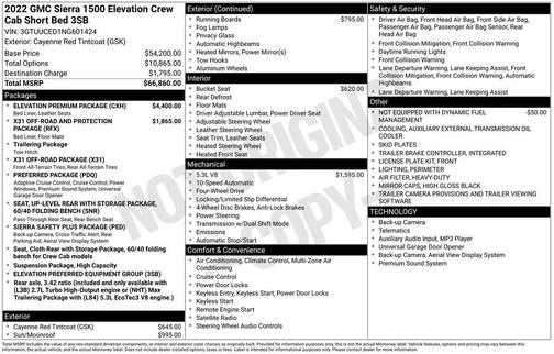 2022 GMC Sierra 1500 Elevation