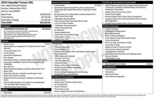 2023 Hyundai TUCSON SEL