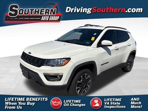 White Clearcoat 2019 Jeep Compass Sport