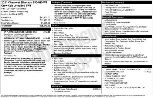 2021 Chevrolet Silverado 3500 WT