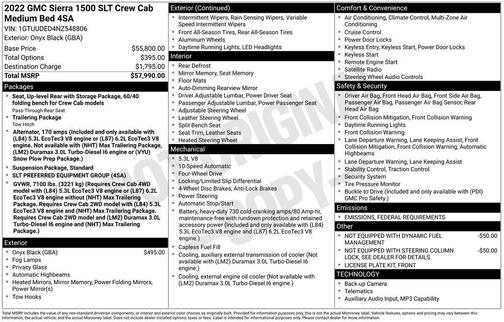 2022 GMC Sierra 1500 SLT