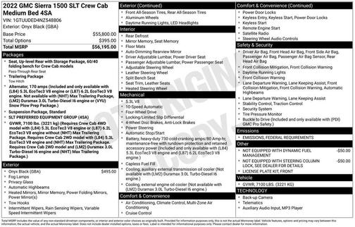2022 GMC Sierra 1500 SLT