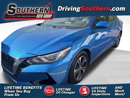 Electric Blue Metallic 2022 Nissan Sentra SV