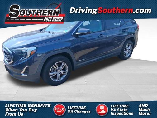 Blue Steel Metallic 2019 GMC Terrain SLE