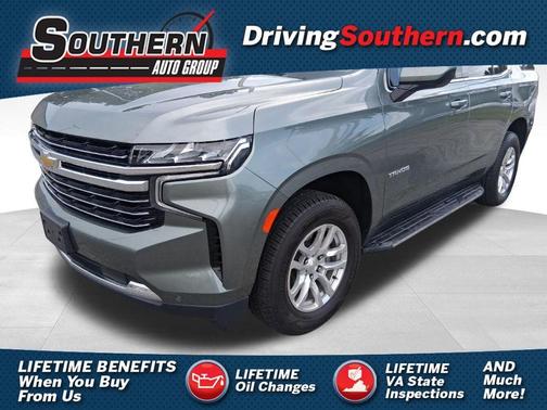 Silver Sage Metallic 2023 Chevrolet Tahoe LT