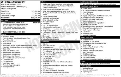 2019 Dodge Charger SXT
