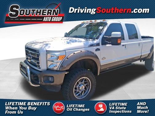 White Platinum Clearcoat Metallic 2015 Ford F-350 King Ranch
