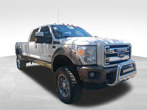 White Platinum Clearcoat Metallic 2015 Ford F-350 King Ranch