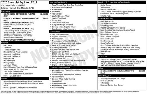 2020 Chevrolet Equinox 2LT
