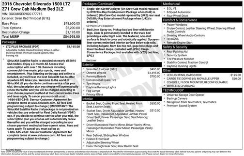 Siren Red Tintcoat 2016 Chevrolet Silverado 1500 LTZ