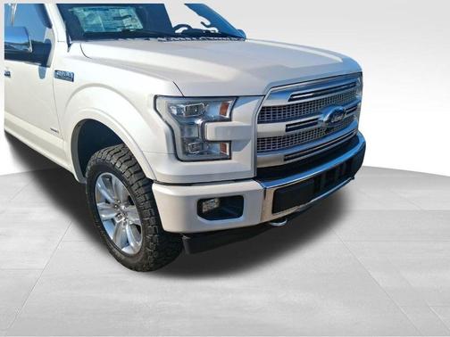 White Platinum Clearcoat Metallic 2017 Ford F-150 Platinum