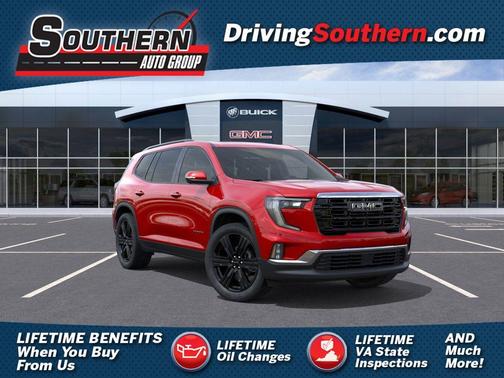 Volcanic Red 2026 GMC Acadia Elevation