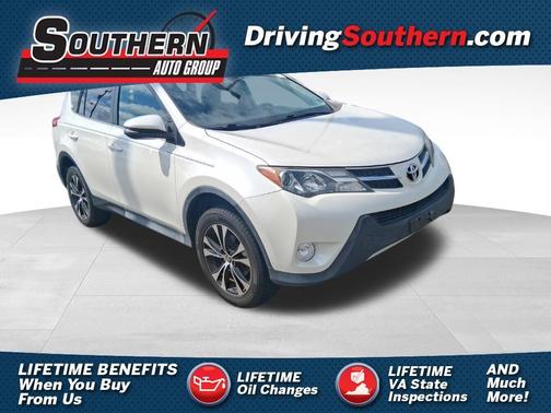 Blizzard Pearl 2015 Toyota RAV4 Limited