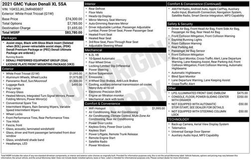 2021 GMC Yukon XL Denali