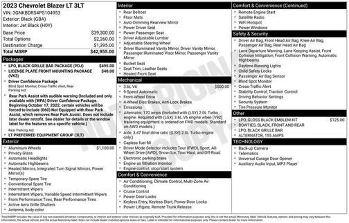 2023 Chevrolet Blazer 3LT