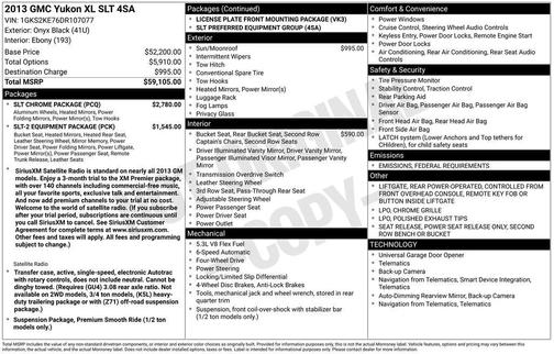 2013 GMC Yukon XL 1500 SLT