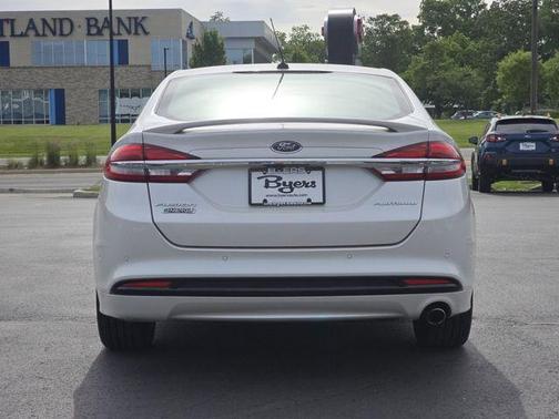 White Platinum Tri-Coat Metallic 2018 Ford Fusion Energi Platinum