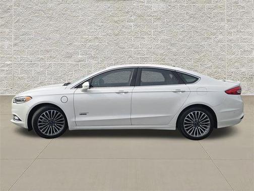 White Platinum Tri-Coat Metallic 2018 Ford Fusion Energi Platinum