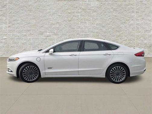 White Platinum Tri-Coat Metallic 2018 Ford Fusion Energi Platinum