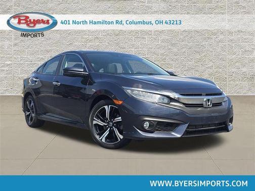 Cosmic Blue Metallic 2016 Honda Civic Touring