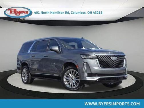 Satin Steel Metallic 2021 Cadillac Escalade ESV Premium Luxury