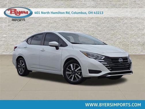 Aspen White 2025 Nissan Versa 1.6 SV