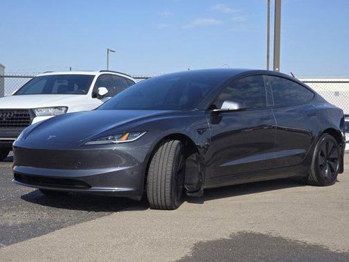 Stealth Gray 2025 Tesla Model 3 Long Range