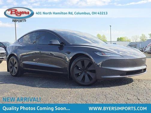 Stealth Gray 2025 Tesla Model 3 Long Range