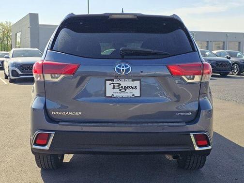 Shoreline Blue Pearl 2019 Toyota Highlander Hybrid Limited